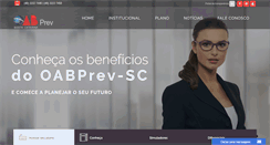 Desktop Screenshot of oabprev-sc.org.br